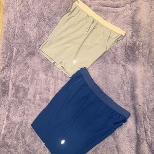 NWT Soothfeel Athletic Running  Shorts Blue & Gray Men's Size XL